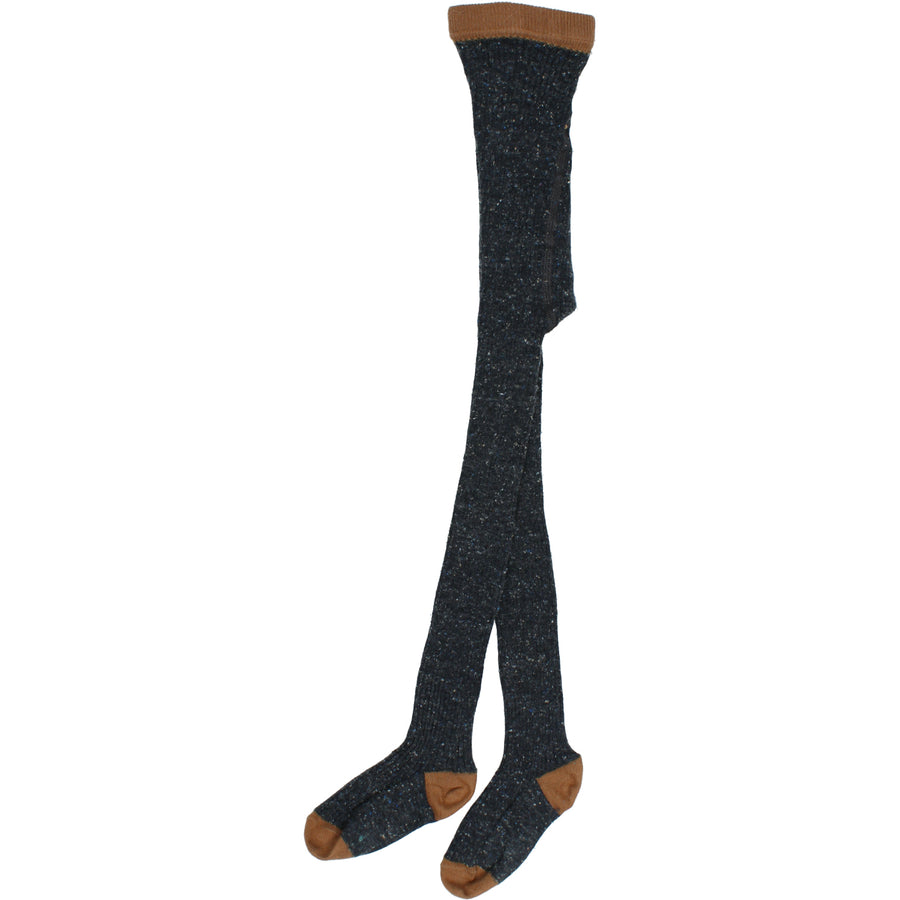 Buho Dark Grey  Rib Bicolor Leaotards