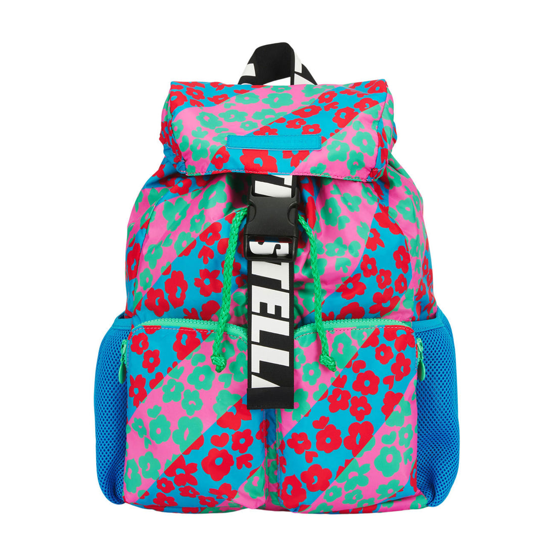 Stella McCartney Ditsy Stripes Backpack With Logo
