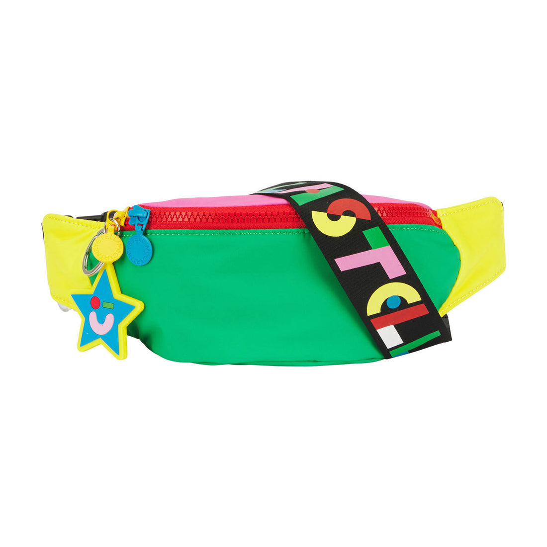 Stella McCartney Color Block Bum Bag With Logo
