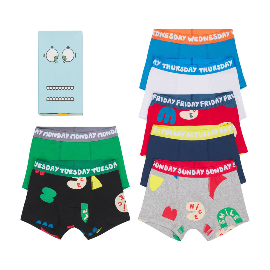 Stella McCartney Shapes Cotton Jersey Rib Boxers Set