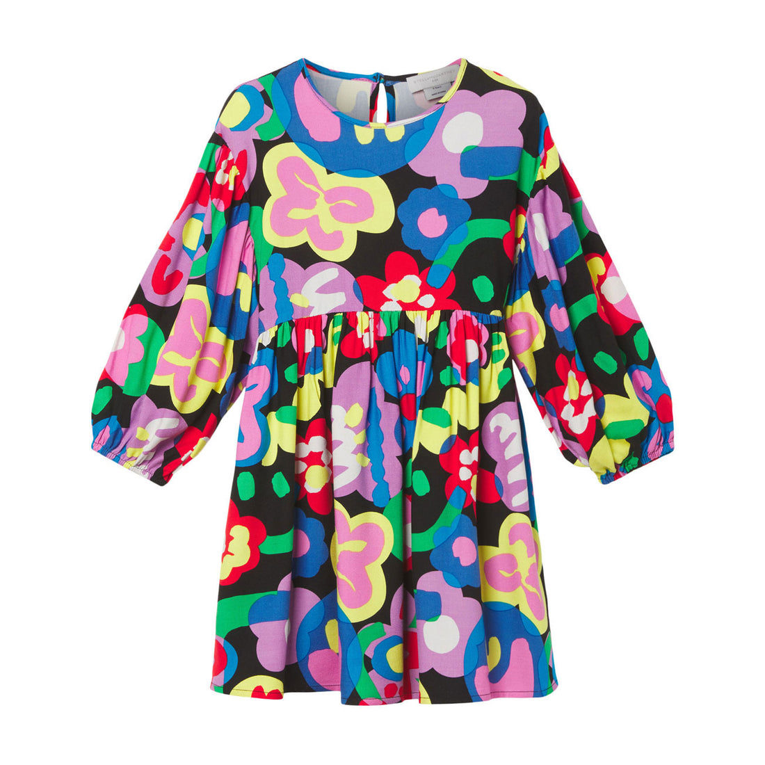 Stella McCartney Flowers And Shapes Viscose Twill Dress