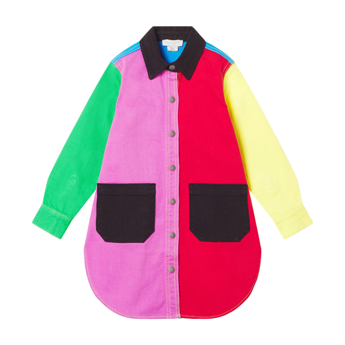 Stella McCartney Color Block Gabardine Dress