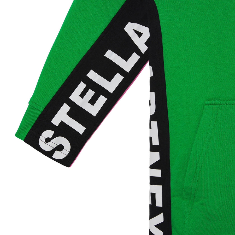 Stella McCartney Hoodie Dress With Logo Inserts