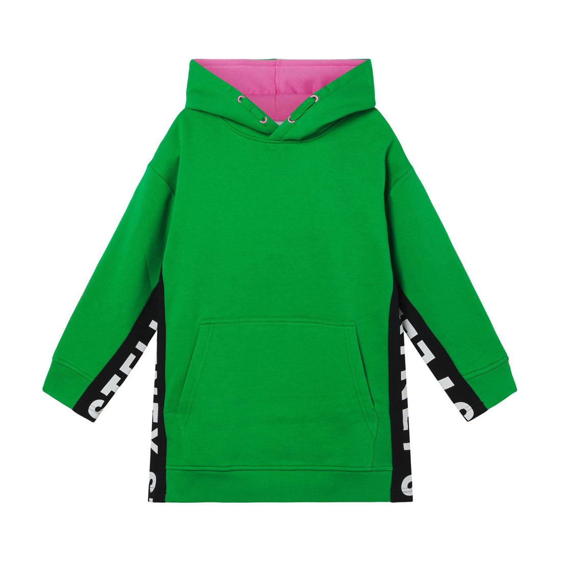 Stella McCartney Hoodie Dress With Logo Inserts