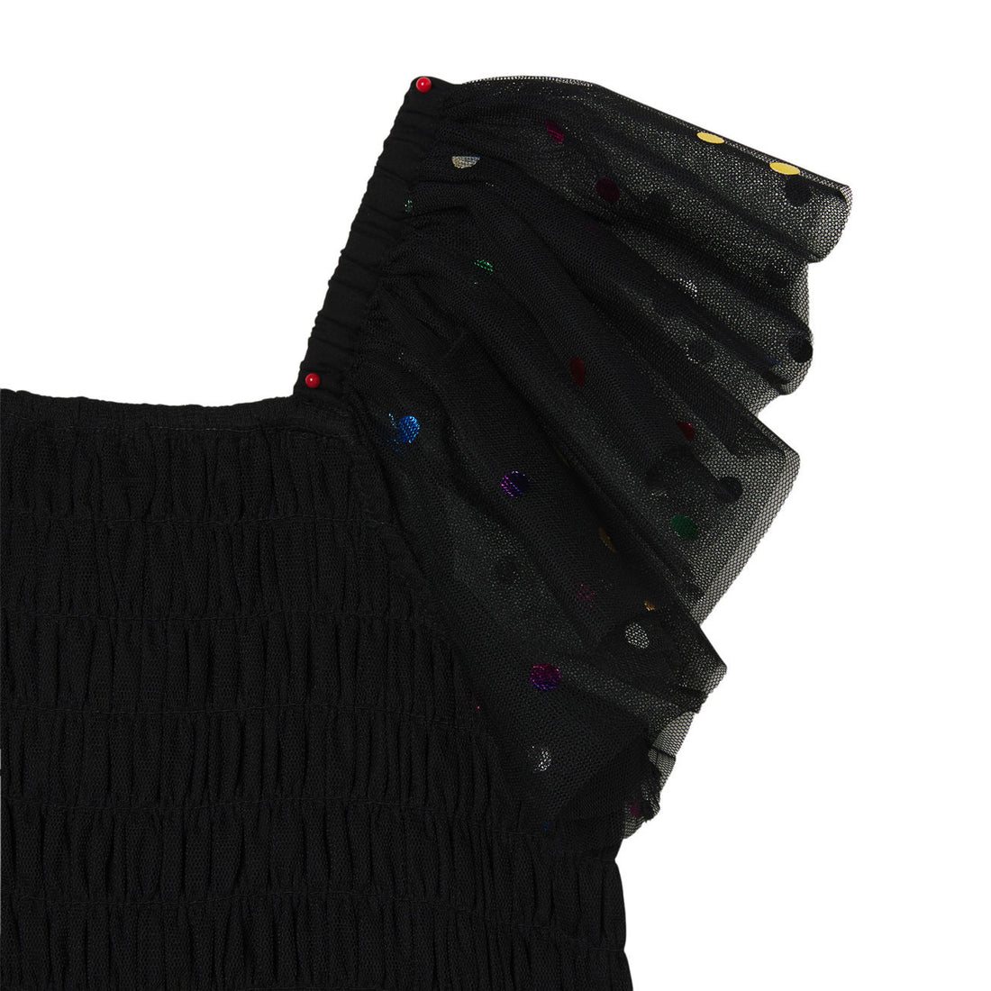 Stella McCartney Tulle Dress With Multicolor Dots