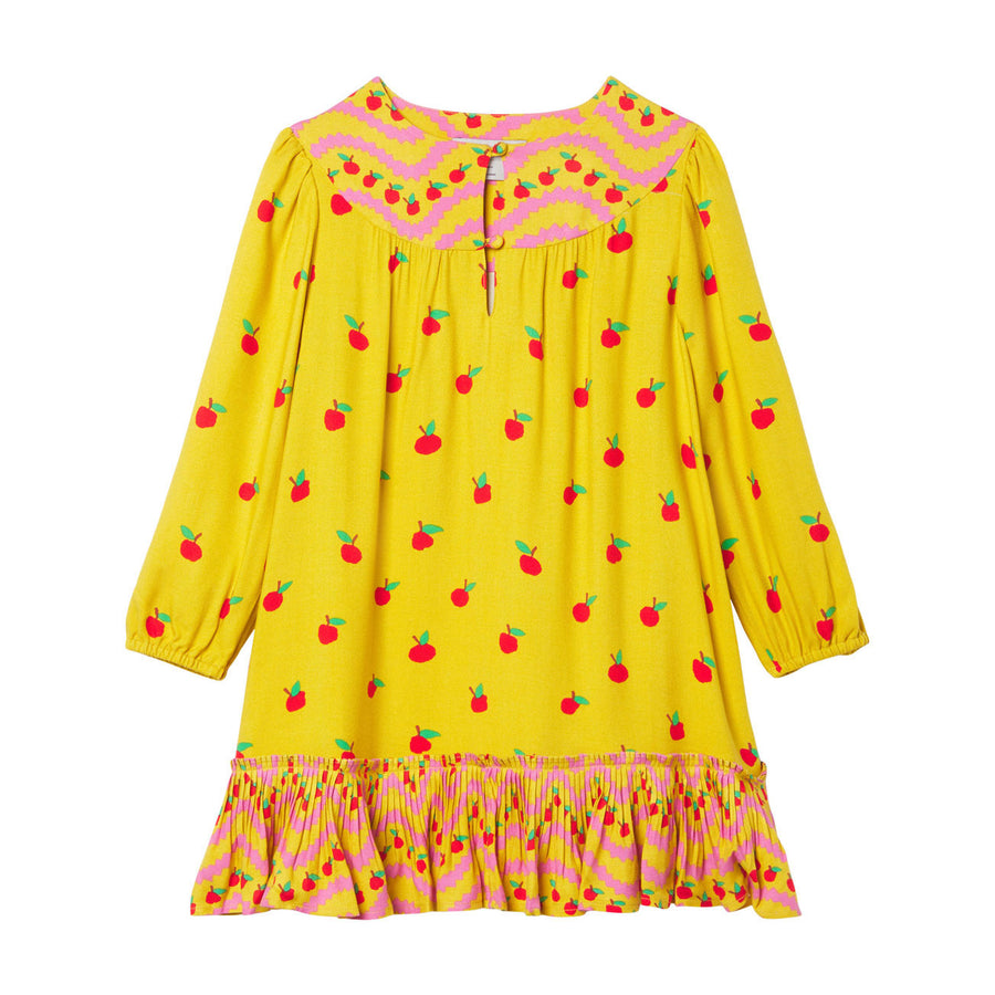 Stella McCartney Dress With Apples Swiggle Insert And Frill
