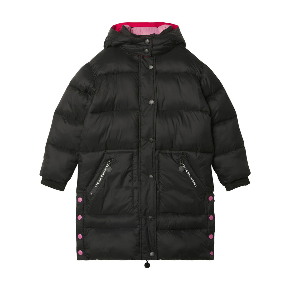 Stella McCartney Puffer With Multicolor Logo