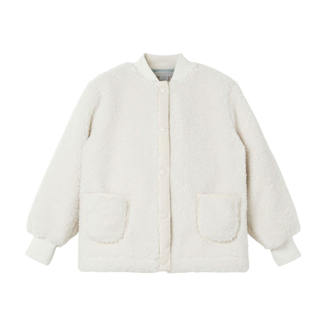 Stella McCartney Teddy Fleece Jacket With Cord Bindings