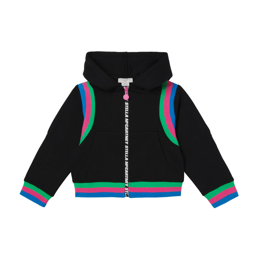 Stella McCartney Active Zip Up Hoodie With Contrast Rib