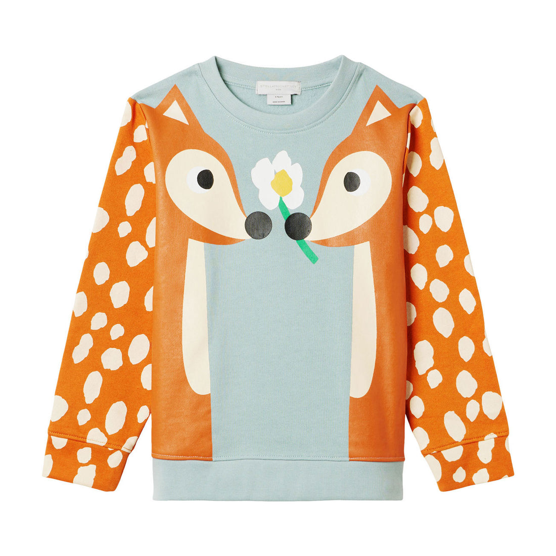Stella McCartney S Sweatshirt Double Face Deer Detail