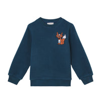 Stella McCartney Teddy Sweatshirt With Fox Embroidered