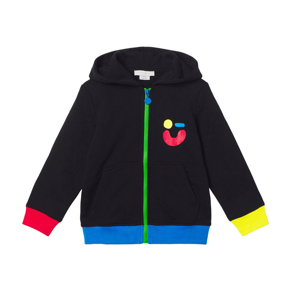 Stella McCartney Zip Up Hoodie With Smiley Face