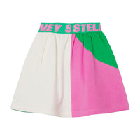 Stella McCartney Color Block Skirt With Logo Elastic