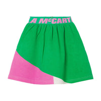 Stella McCartney Color Block Skirt With Logo Elastic