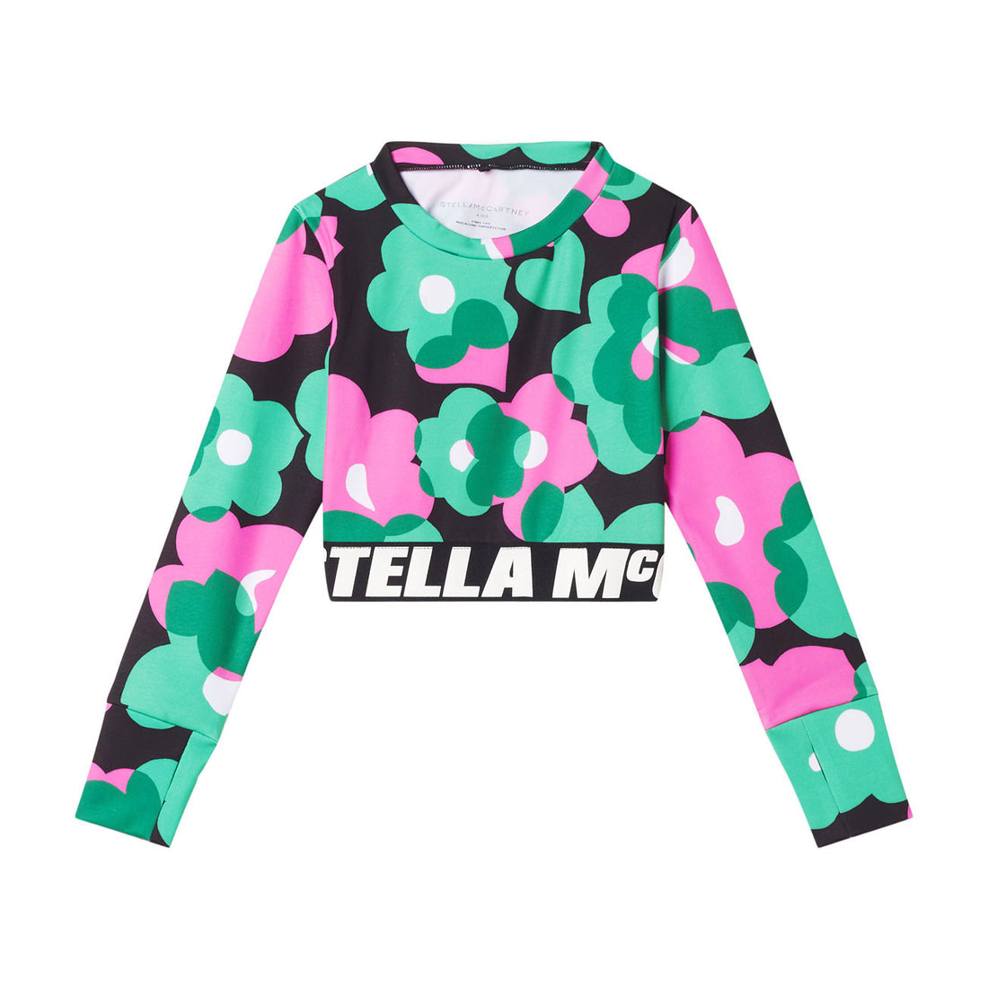 Stella McCartney Floral Active Crop Top