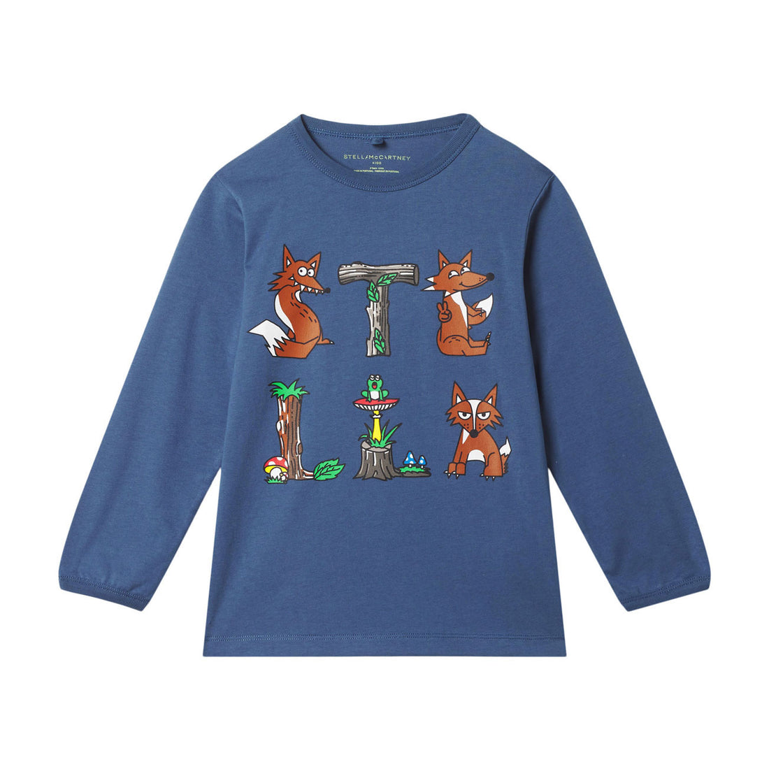 Stella McCartney Tee With Stella Fox Print