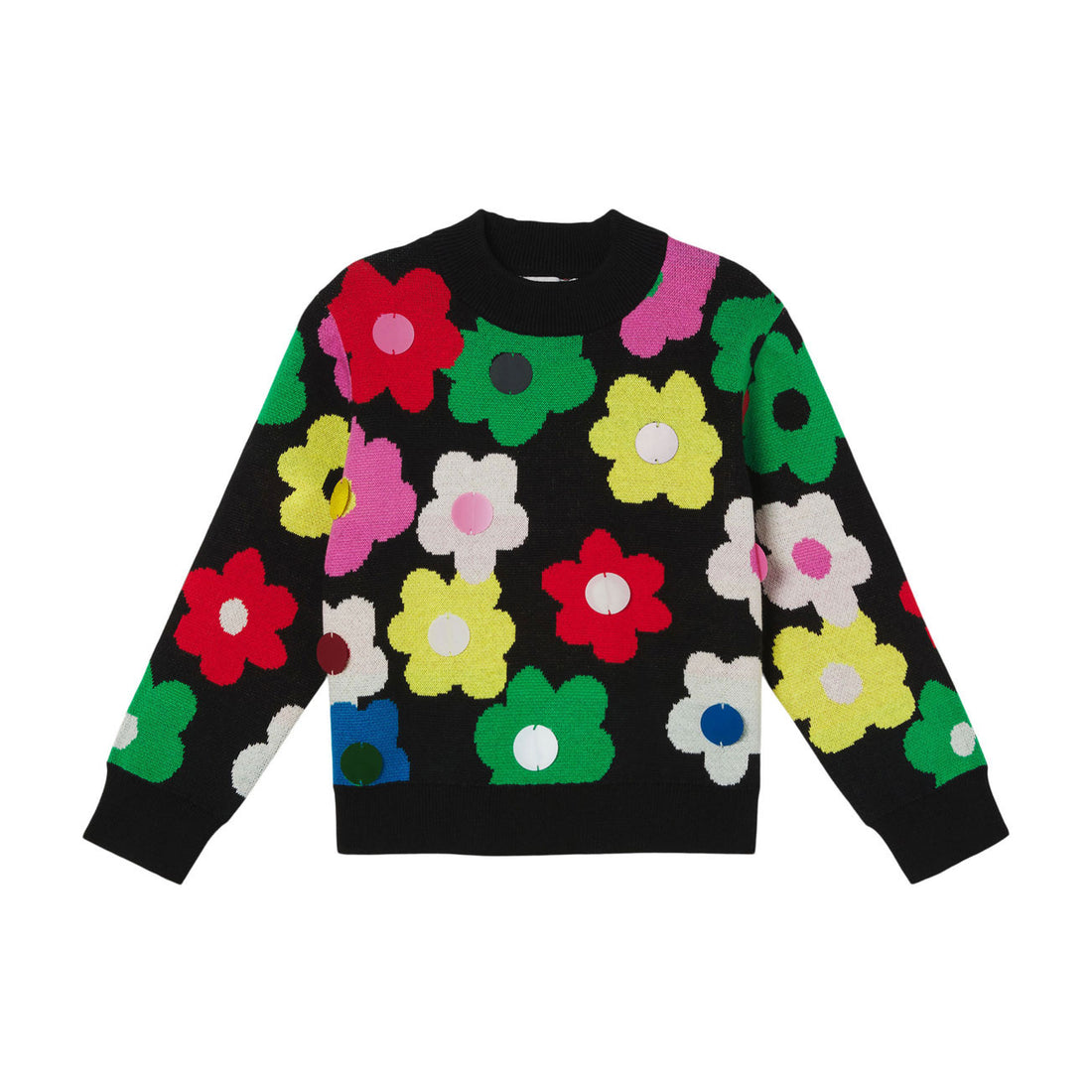 Stella McCartney Flowers Intarsia Sweater