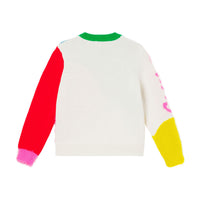 Stella McCartney Color Block Mohairy Intarsia Sweater