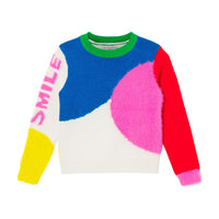 Stella McCartney Color Block Mohairy Intarsia Sweater
