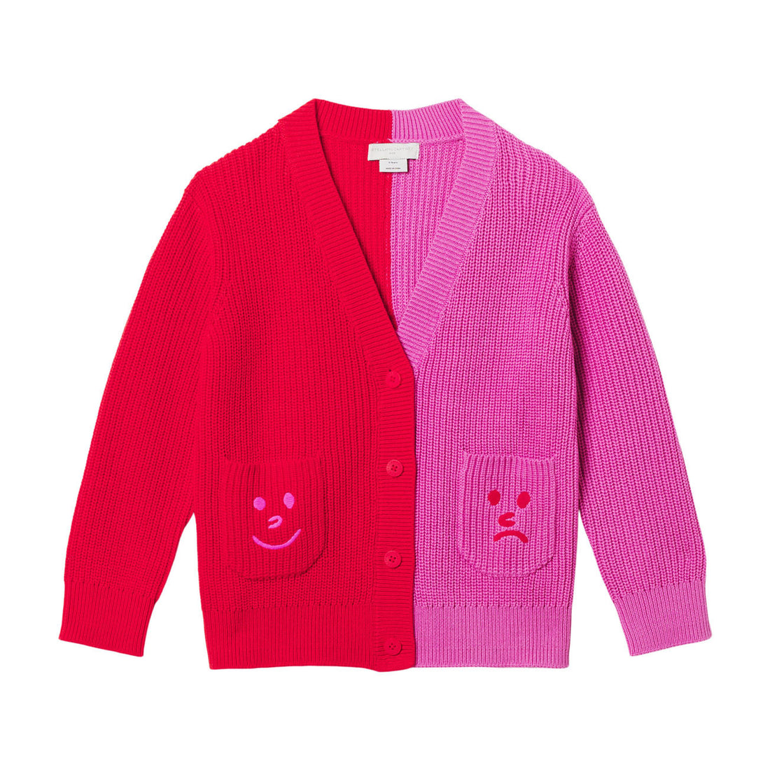 Stella McCartney Bicolor Knit Cardigan