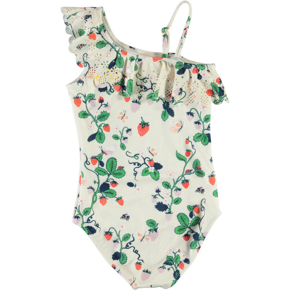 Molo Strawberries Net Swimsuit