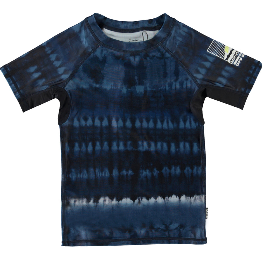 Molo Indigo Tie Dye Neptune Swim Tee