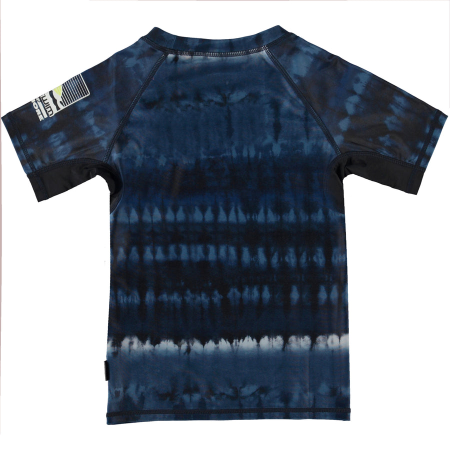 Molo Indigo Tie Dye Neptune Swim Tee