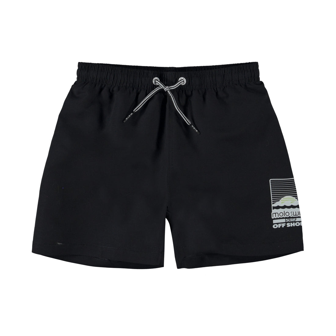 Molo Black Niko Solid Boardies