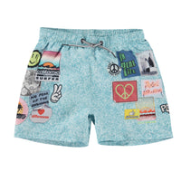 Molo Stickers Niko Swim Shorts