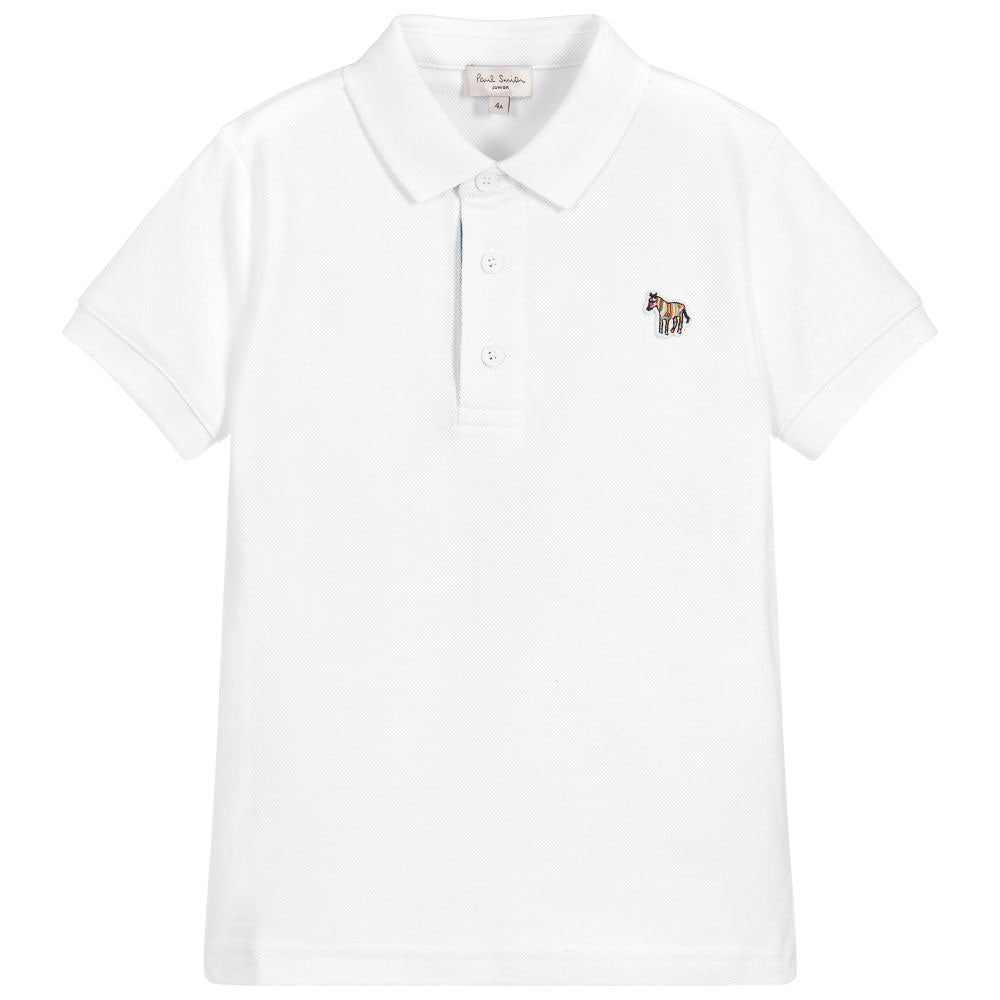 Paul Smith Junior White Ridley Classic Polo