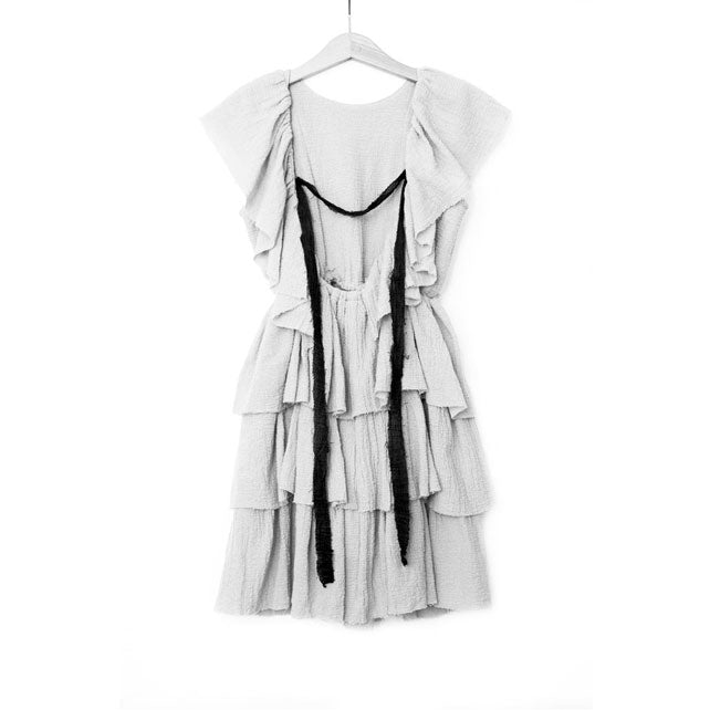Ninina White Low Back Dress