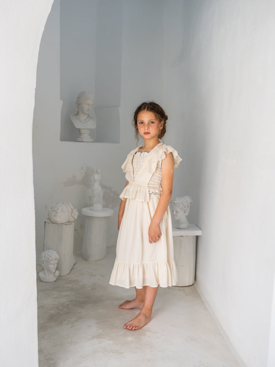 Belle Chiara Ecru Indiana Helen Vest