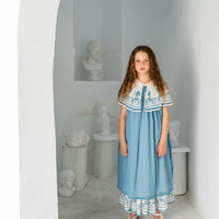 Belle Chiara Blue Egeo Indiana Andros Dress