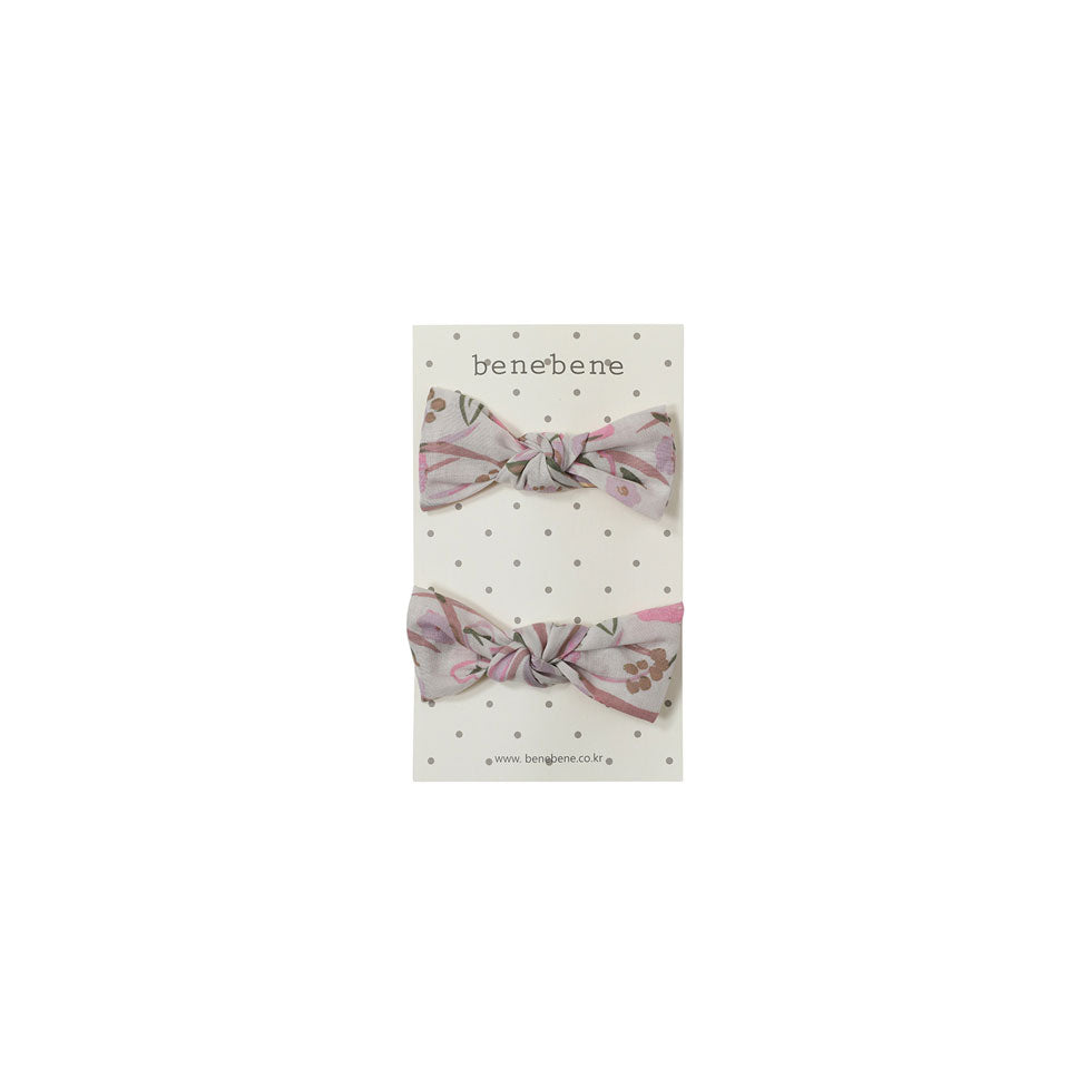 Bene Bene  Lavender Lycoris Ribbon Pin