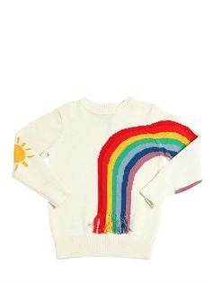 Stella Fringed Rainbow Sweater - Ladida