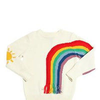 Stella Fringed Rainbow Sweater - Ladida