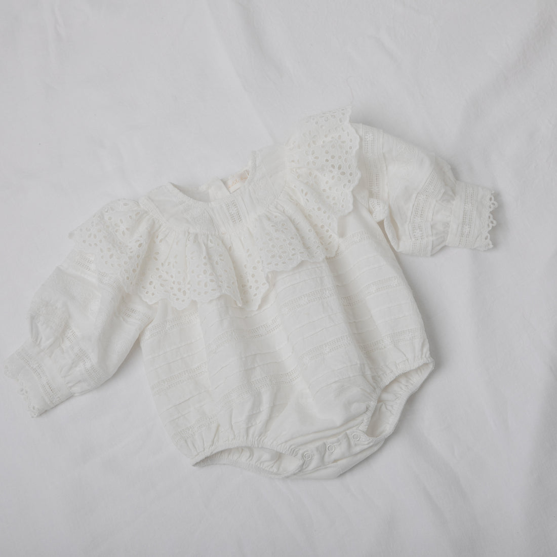 Petite Amalie Embrodiered Vintage Romper