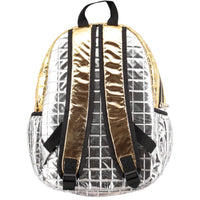 Molo Silver Quilted Backpack - Ladida