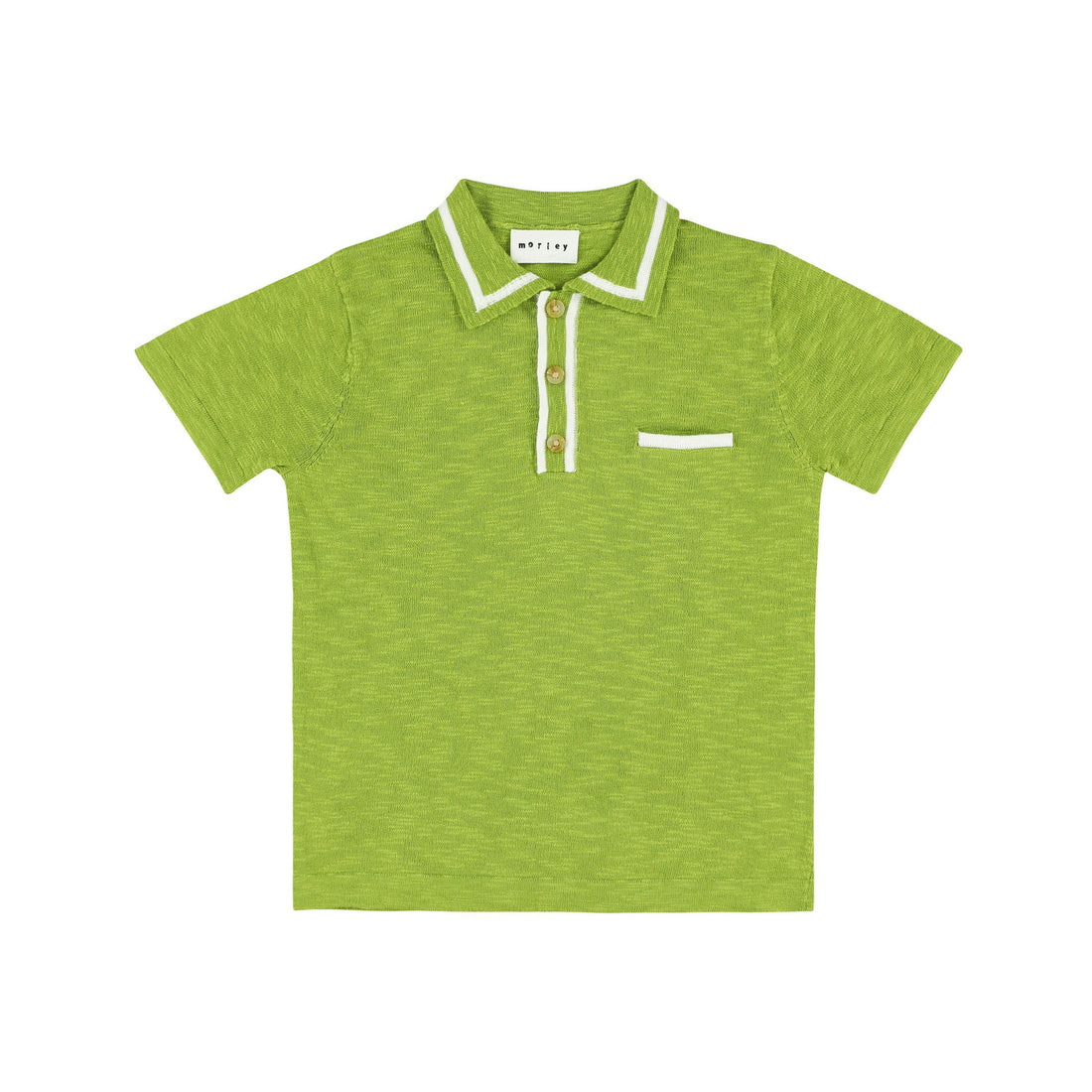 Morley Turtle Cricket Pako Knitted Short Sleeved Boys Polo