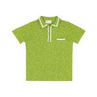 Morley Turtle Cricket Pako Knitted Short Sleeved Boys Polo