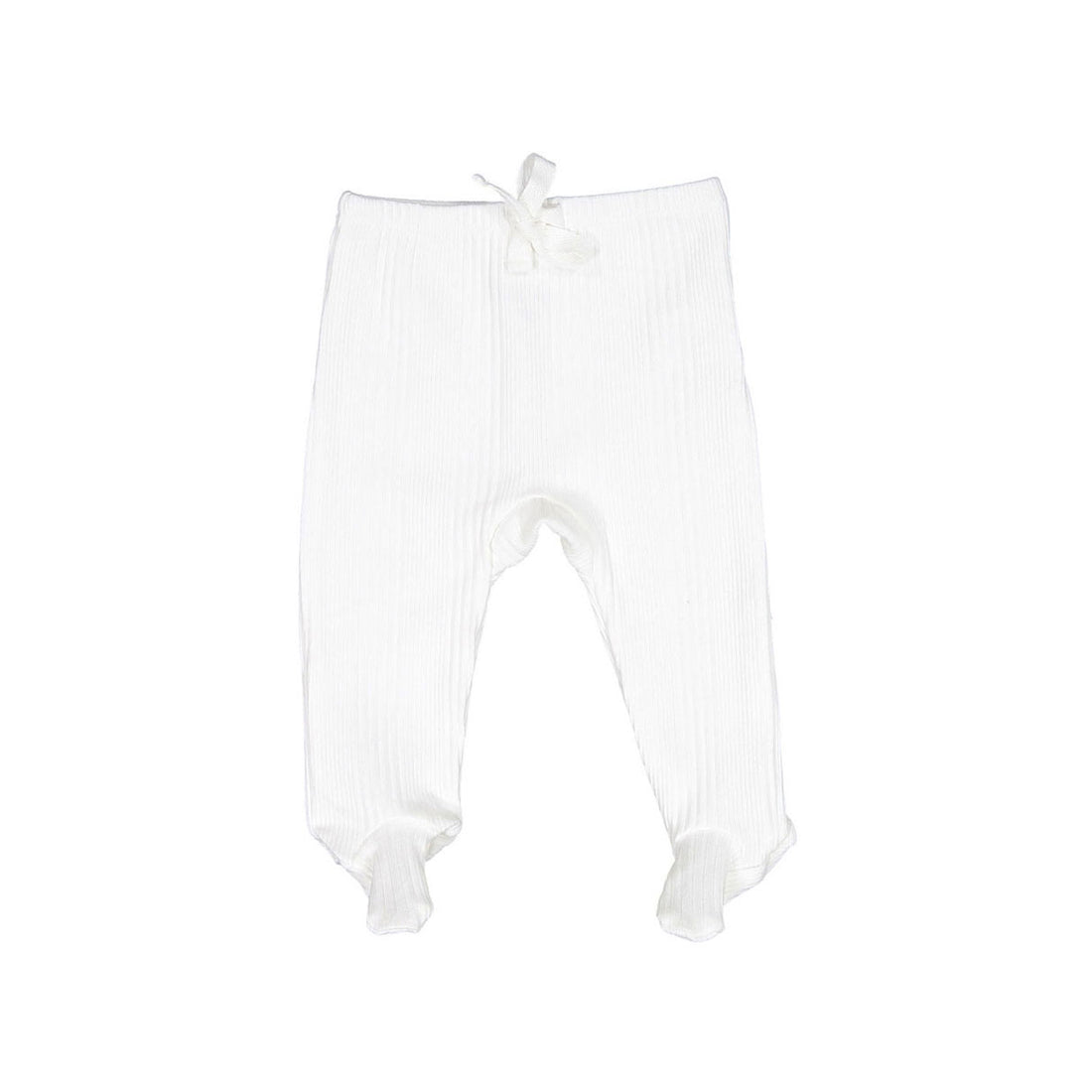 Ladida White Ribbed Footed Set
