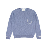 Morley Steel Cricket Sac Long Sleeve Boys Sweater