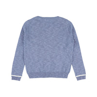 Morley Steel Cricket Sac Long Sleeve Boys Sweater