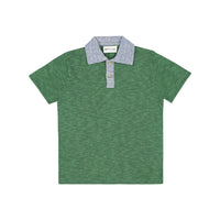 Morley Palm Cricket Sean Knitted Shortsleeved Boys Polo