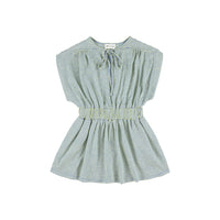 Morley Lemon/Sky Stripe Soho Striped Jersey Dress