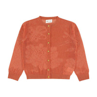 Morley Nectarine Lurex Sage Cardigan