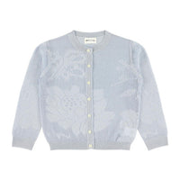 Morley Sky Lurex Sage Cardigan