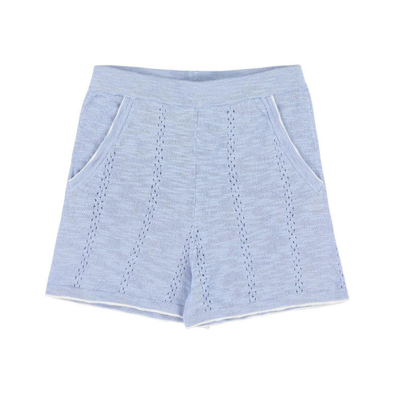 Morley Bleu Cricket Shorty Knitted Shorts