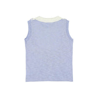 Morley Bleu Cricket Uzan Sleeveless Top With Collar