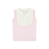 Morley Rose Cricket Uzan Sleeveless Top With Collar
